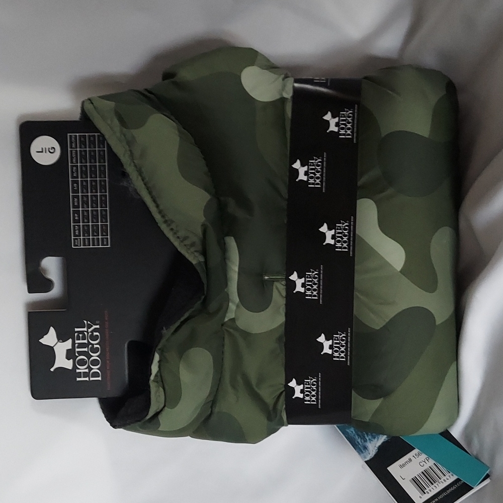 Cold weather dog puffer vest